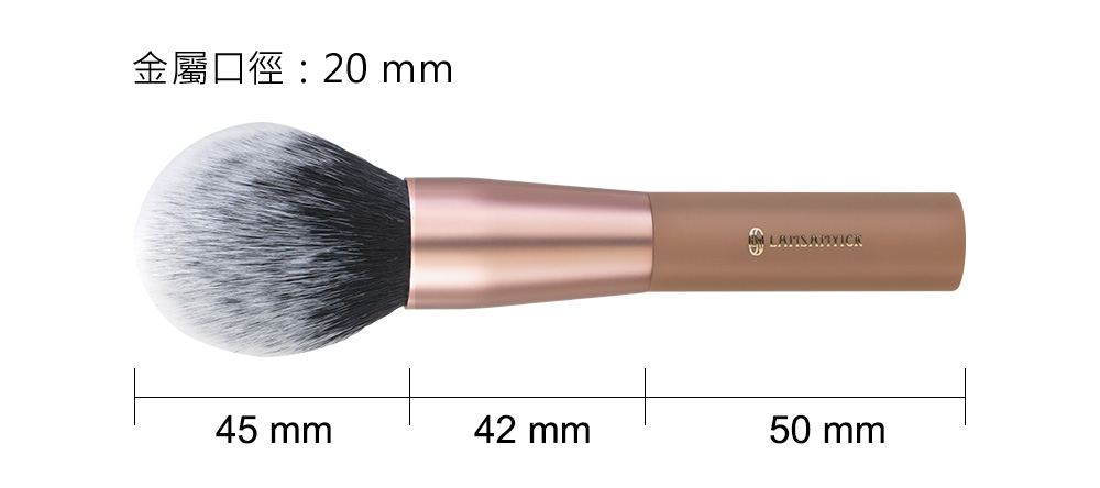 蜜粉,粉餅,腮紅,LSY林三益 【買2送4】快速出門組(粉),短柄蜜粉修飾刷,商品尺寸