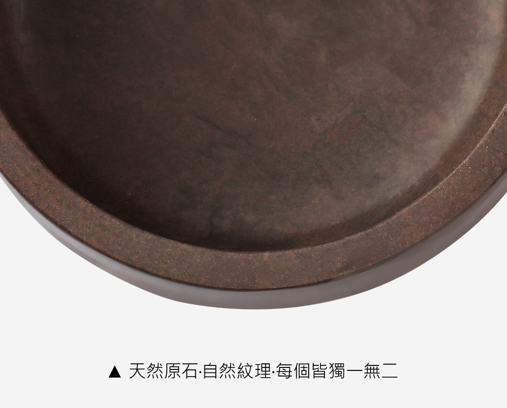 端硯-紅端3吋（圓）每個皆獨一無二
