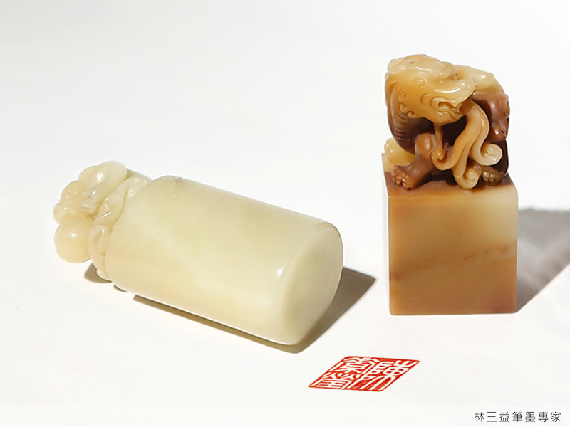 大珍品 貴重 壽山石細密彫 貔貅紋 瑞獣造型 印章 篆刻 文具 案頭 書道品 置物 在銘